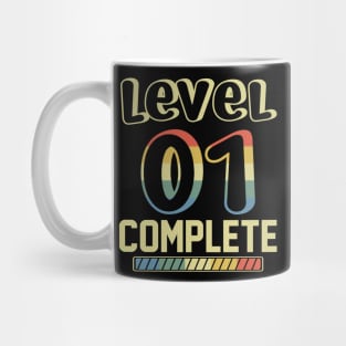 Level 1 Complete Vintage Gift Shirt Celebrate 1st Wedding Mug